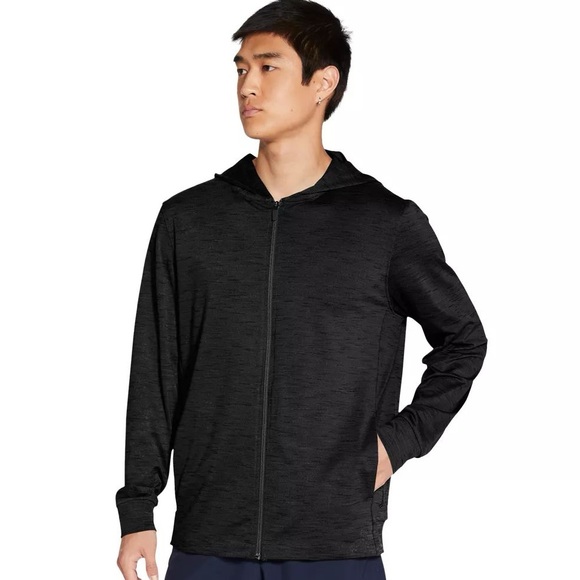 Nike Hyper Dri-FIT Full Zip Yoga Hoodie, Moisture-Wicking, unisex, men’s size L - Picture 2 of 15